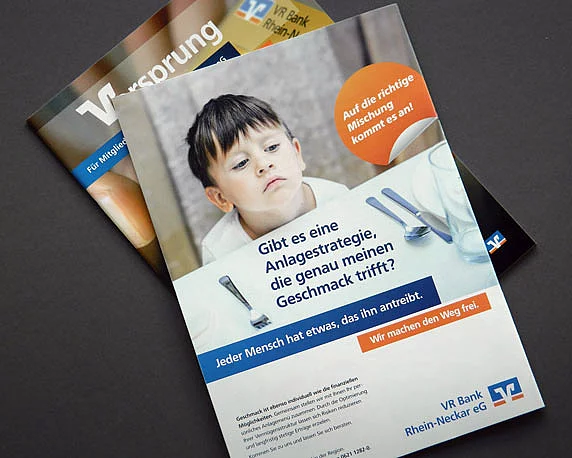 VR Bank Rhein-Neckar, Anzeigen, Kampagne, Vermögensstrukturoptimierung, Werbeagentur magenta, Mannheim