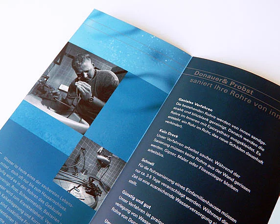 Donauer & Probst, Corporate Design, Imagebroschüre