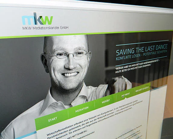 mkw Mediationskanzlei, Website, Webdesign