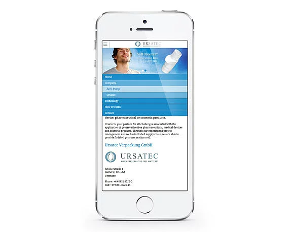 Ursatec, SoftBreezer®, Inhalationssystem, Nebulizer, Website