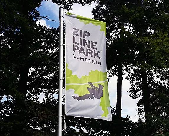 Zipline, Elmstein, Pfalz, Betriebsausflug 2016