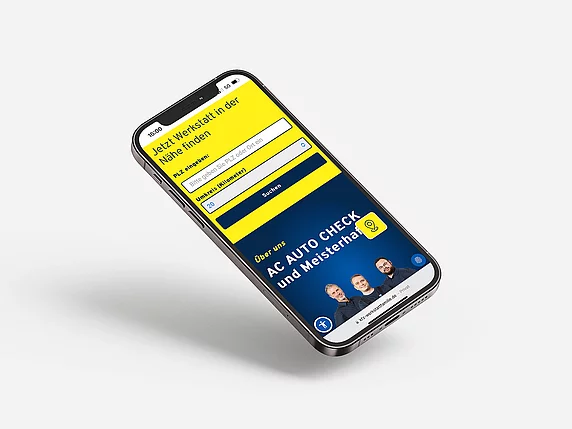 Werkstattfinder auf dem Smartphone