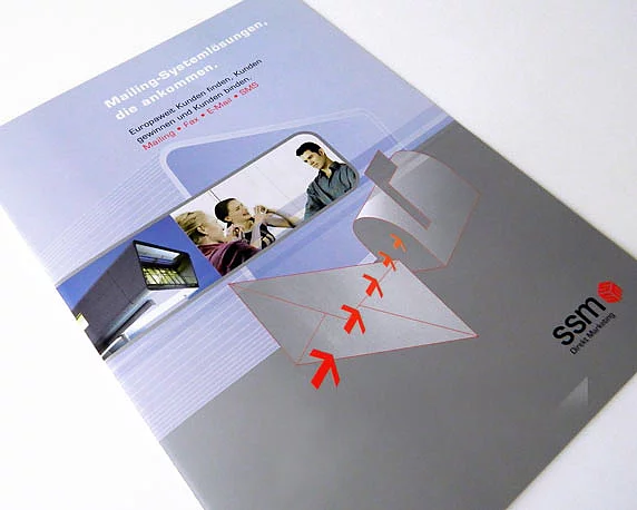 ssm system service marketing, Corporate Design, Broschüre