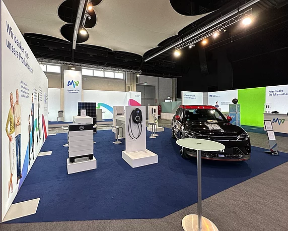 MVV-Stand Maimarkt 2023 E-Mobilität