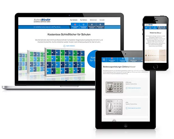 AstraDirekt, Website, Responsive Design, Werbeagentur Magenta, Mannheim