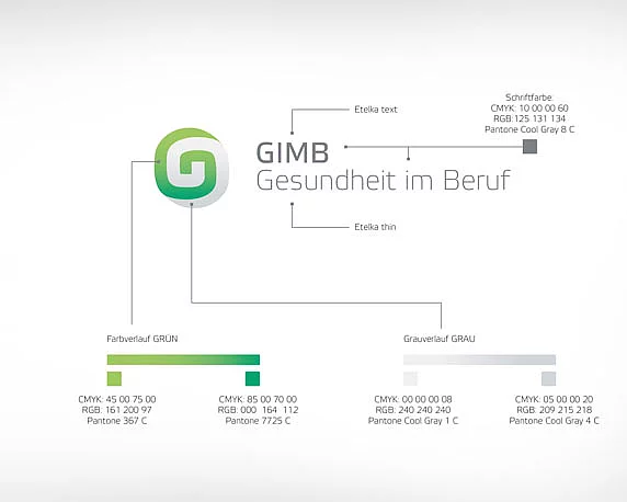 Logo, Corporate Design, Gesundheit, Beruf, GIMB