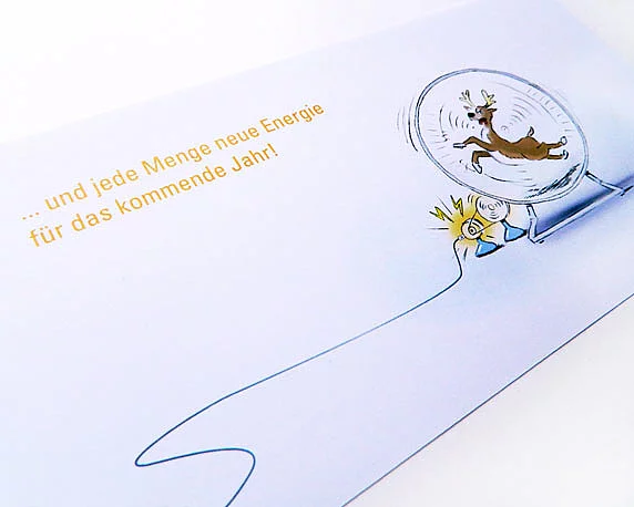 Wittenberg & Hewelt, Weihnachtskarte, Illustration