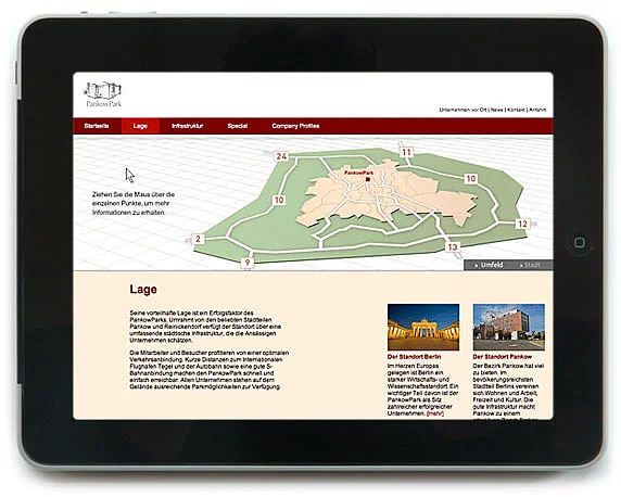 ABB Gundbesitz, PankowPark Webdesign