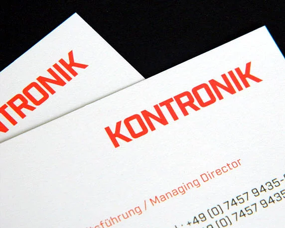 KONTRONIK, SOBEK Drives GmbH, Geschäftsausstattung, Briefbogen