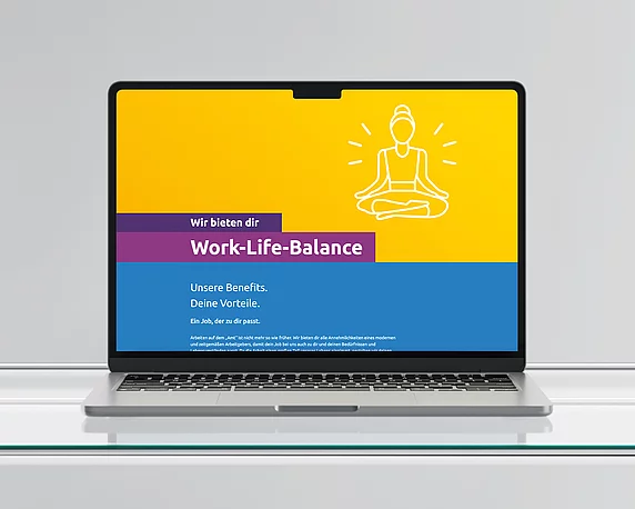 Jobcenter Heidelberg Recruiting-Website Desktop