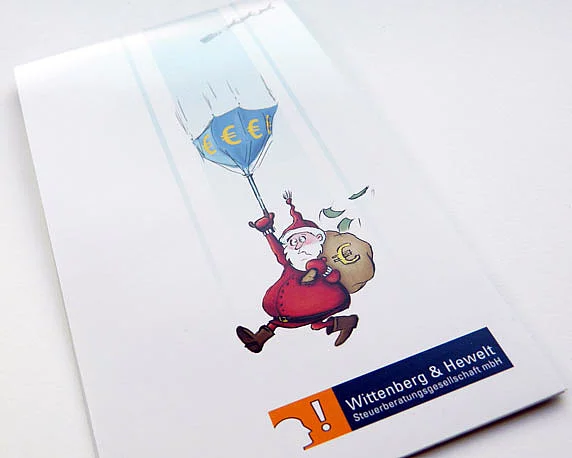 Wittenberg & Hewelt, Weihnachtskarte, Illustration