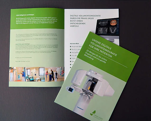 Dr. Säger, Zahnarzt, Grünstadt, Volumentomografie, Informationsbroschüre