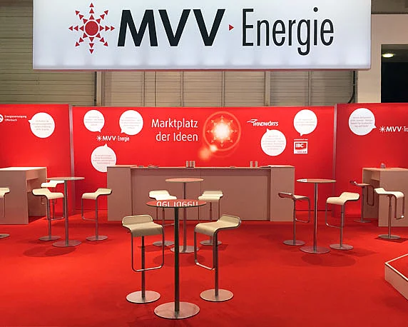 MVV Energie AG, Messestand, E-world Essen 2015, Werbeagentur magenta, Mannheim