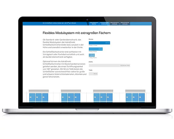 AstraDirekt, Website, Responsive Design