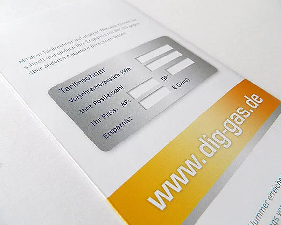 Deutsche Industriegas, Mailing, Broschüre