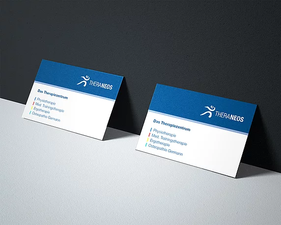 THERANEOS, Physiotherapie, Visitenkarte, Corporate Design