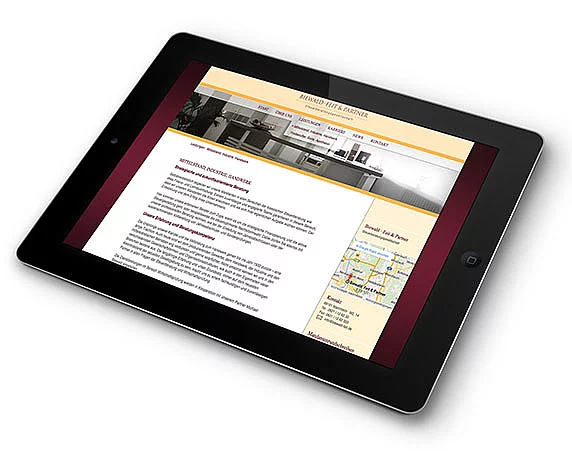 Biewald, Feit & Partner, Website