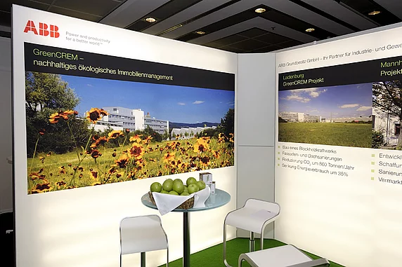 Messestand ABB Grundbesitz