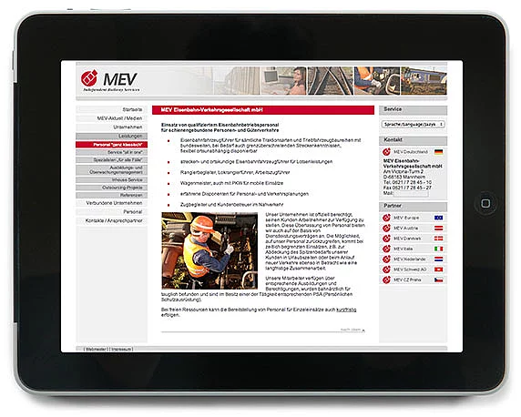 MEV, Website