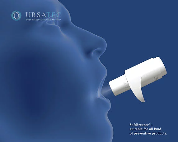 Ursatec, SoftBreezer®, Inhalationssystem, Nebulizer, 3D-Animation