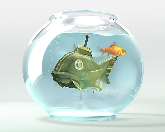 3D-Grafik Aquarium