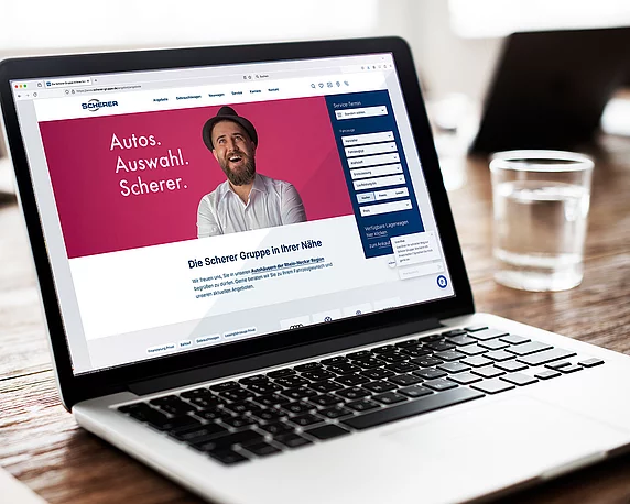 Website Scherer-Gruppe