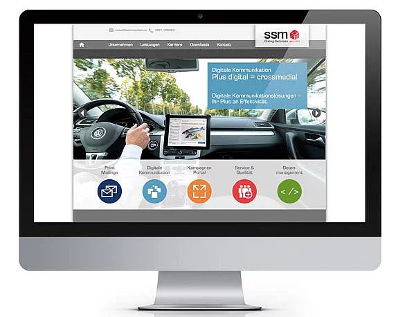 ssm, Website 2014, Startseite, Werbeagentur magenta, Mannheim
