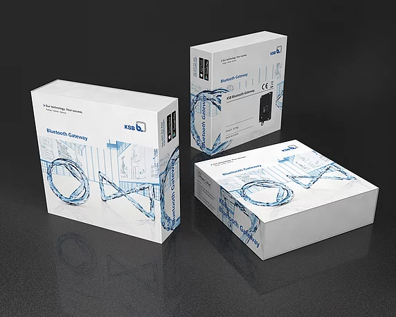 KSB, Verpackung, Bluetooth Gateway, Pumpensteuerung