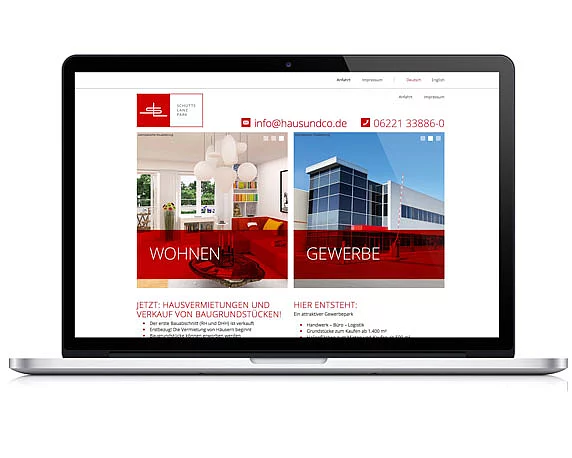 Weidenhammer Gruppe, Haus+Co, Schütte Lanz Park, Projekt, Website, Heidelberg