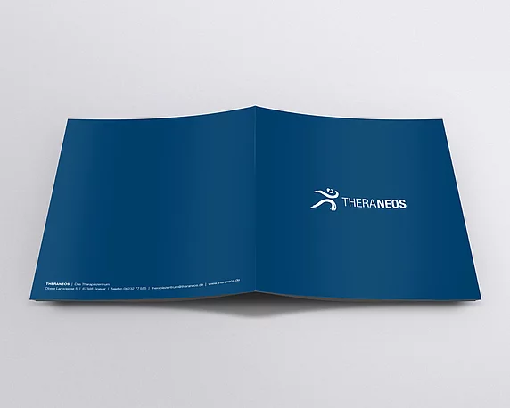 THERANEOS, Physiotherapie, Broschüre, Corporate Design, Werbeagentur magenta, Mannheim