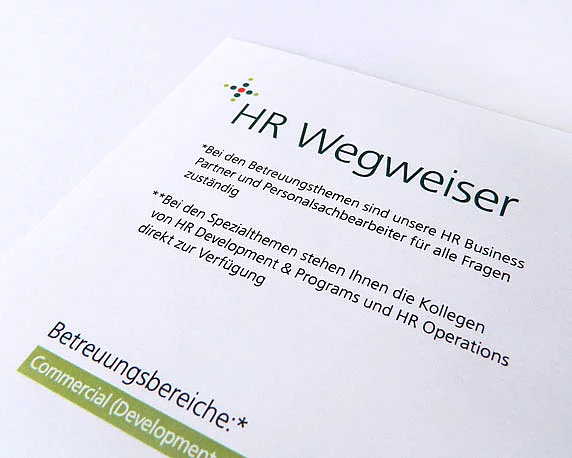 CSL Behring, Mitarbeiterkommunikation, HR Wegweiser