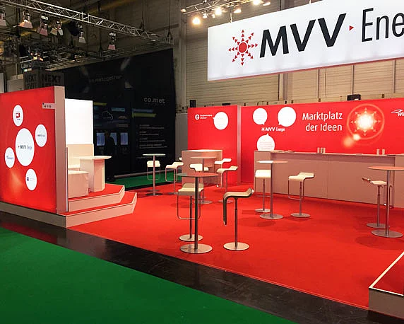 MVV Energie AG, Messestand, E-world Essen 2015