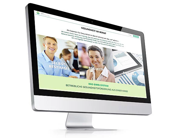 Website, GIMB, Gesundheit, Beruf