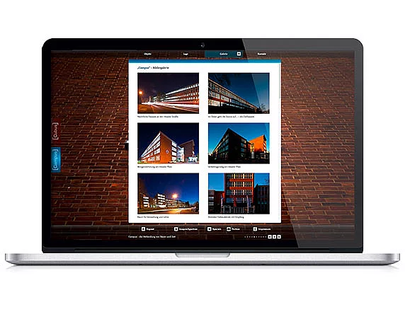 ABB Grundbesitz, HPL2 Webdesign