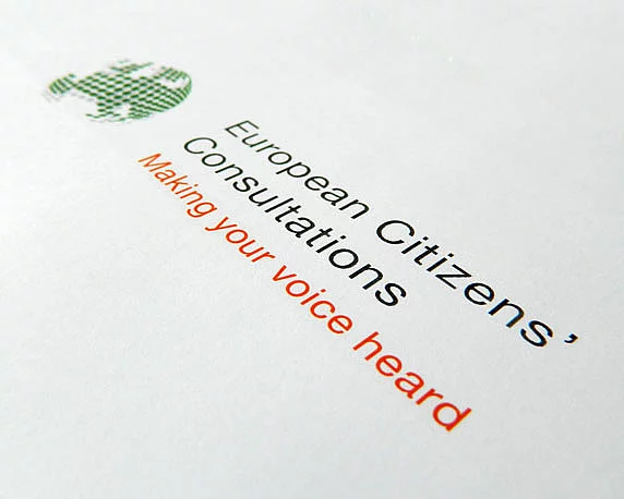 IFOK, Logo, Europäische Bürgerkonferenzen, englische Version