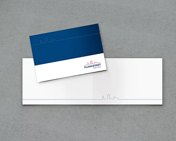 Gemeinde Plankstadt, Corporate Design, Jubiläumslogo, Werbeagentur magenta Mannheim