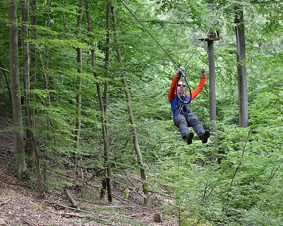 Ziplinepark, Elmstein, Pfalz, Betriebsausflug 2016
