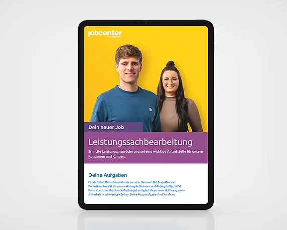 Jobcenter Heidelberg Stellenbeschreibung