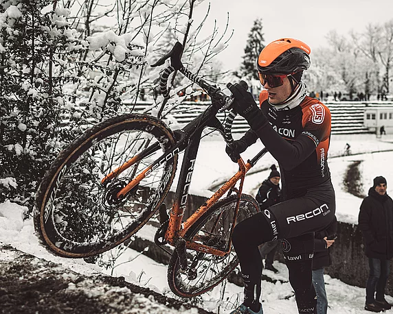 Recon Bike beim Wintersport