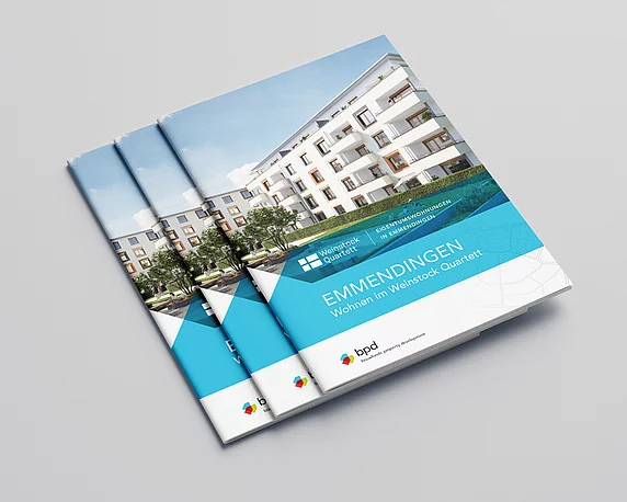 BPD Immobilienentwicklung, Immobilienmarketing, A4 Exposé des Bauvorhaben Emmendingen