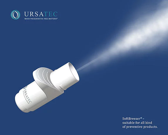 Ursatec, SoftBreezer®, Inhalationssystem, Nebulizer, 3D-Animation
