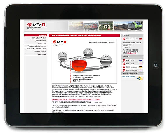 MEV, Website