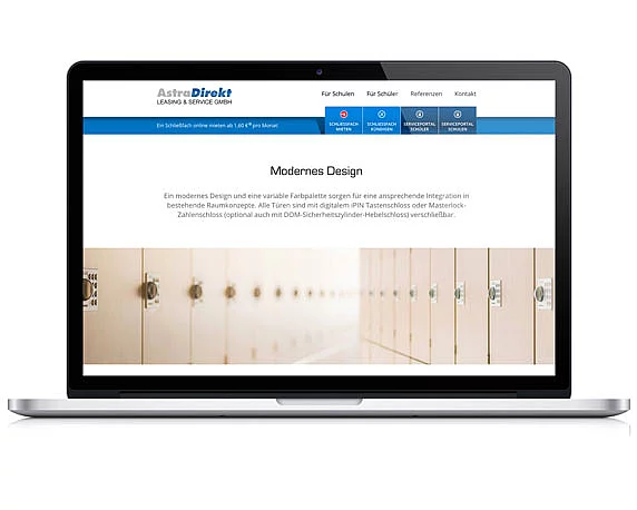 AstraDirekt, Website, Responsive Design