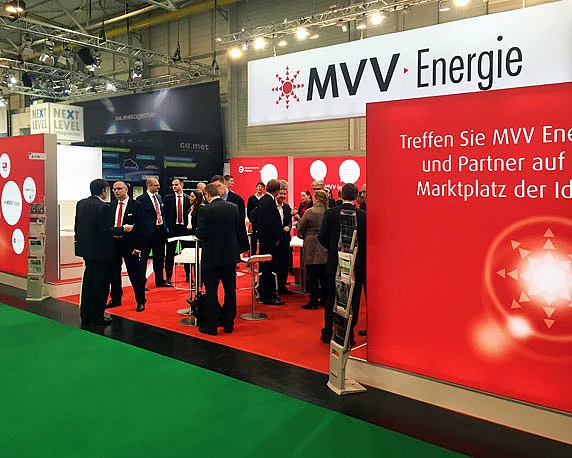 MVV Energie AG, Messestand, E-world Essen 2015