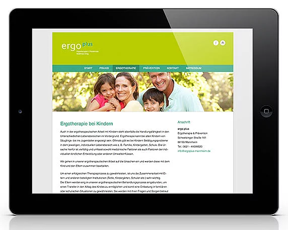 ergo plus, Website, Logo
