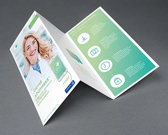 Flyer für Phoenix "deine Apotheke"