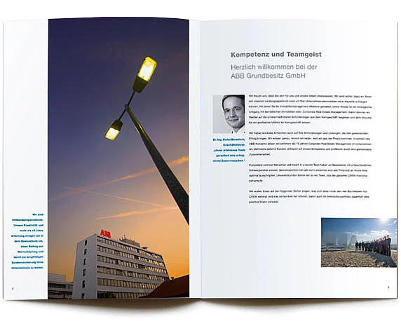 ABB Grundbesitz, Broschüre Architekturfotografie
