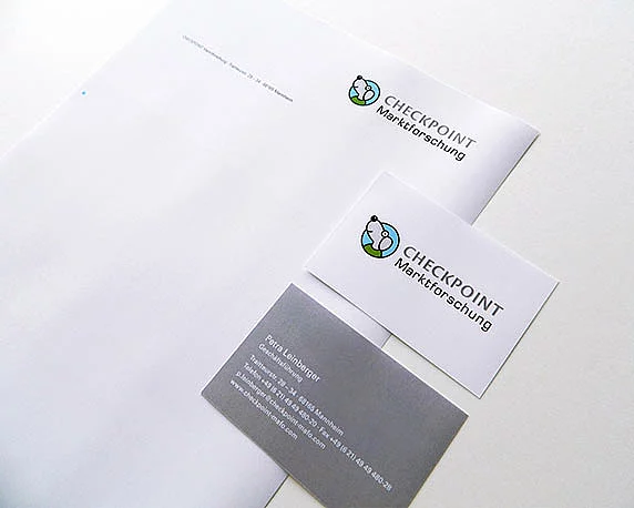 Checkpoint Marktforschung, Geschäftsausstattung, Werbeagentur magenta, Mannheim