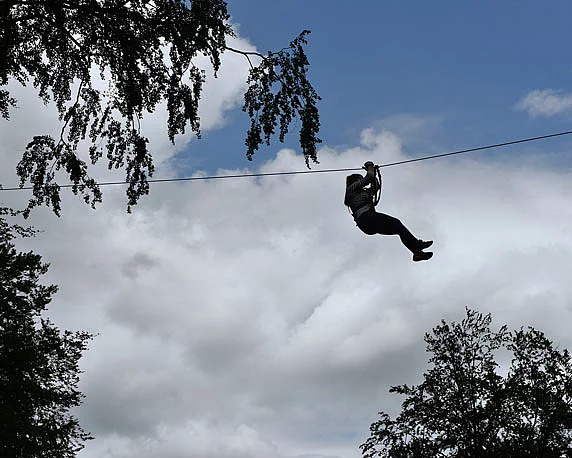 Ziplinepark, Elmstein, Pfalz, Betriebsausflug 2016
