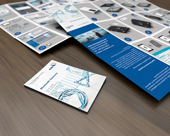 KSB, Faltblatt, Bluetooth Gateway, Pumpensteuerung